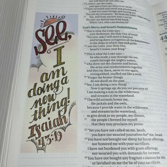 NIV Beautiful Word Illustrated Journaling Bible u Full Color - Picture 10 of 11